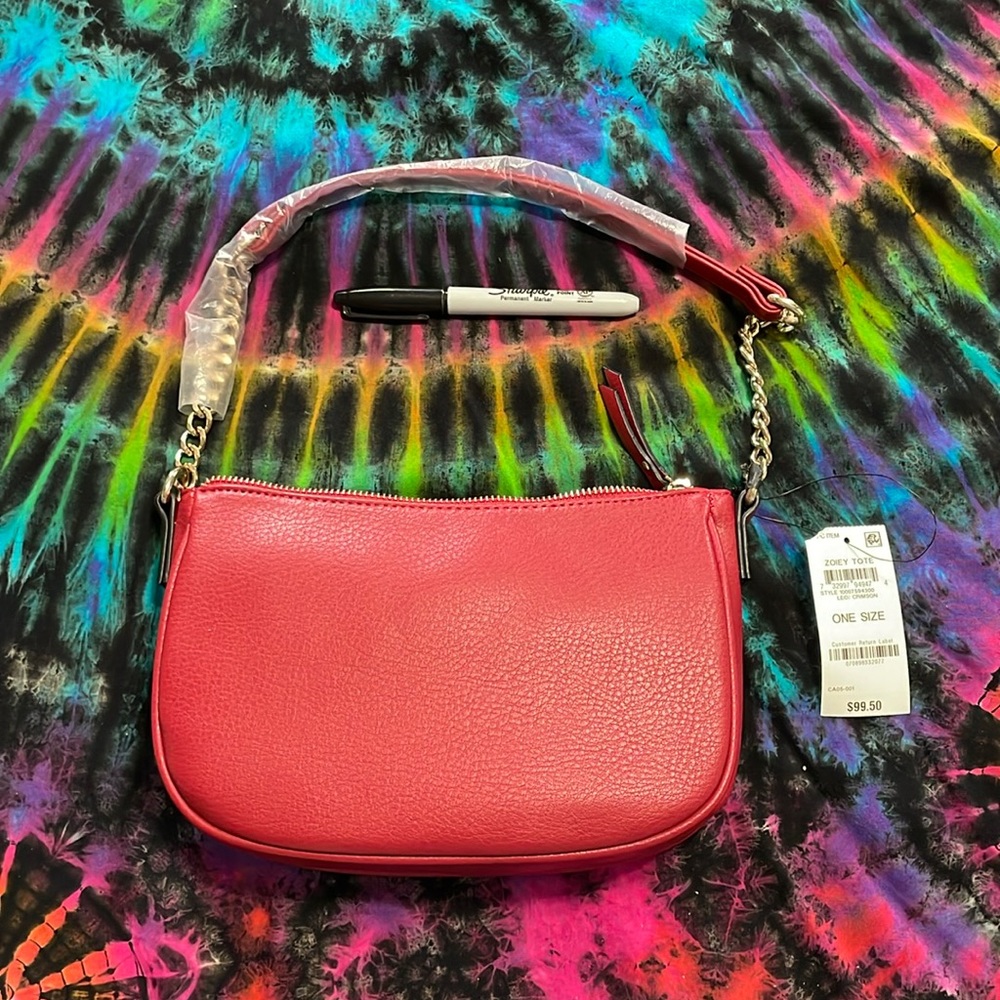 Red and Gold INC purse. NWT